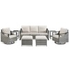 Buenhomino Outdoor Patio Furniture Sets, All-Weather PE Wicker Seating with Swivel Chairs, Sofas, Ottomans & Tables for Garden, Deck & Porch - 4 of 4