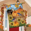 Pumpkins And Bluebirds Fall House Flag Sunflwoers Autumn 28" x 40" Briarwood Lane - 4 of 4
