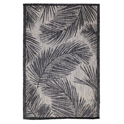 Liora Manne Carmel  Indoor/Outdoor Rug  Black..