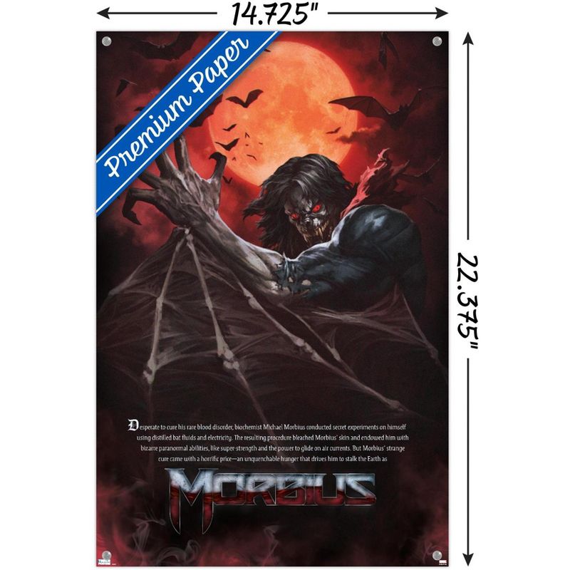 Trends International Marvel Morbius - Bio Unframed Wall Poster Prints, 3 of 7