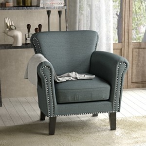 Brice Vintage Studded Club Chair - Christopher Knight Home - 1 of 4