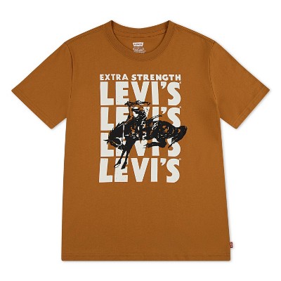 Levi's® Boys' Short Sleeve Western Graphic T-Shirt - Brown