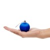 Juvale 35-Piece Mini Christmas Ornaments - Shatterproof Blue & Silver Christmas Ornaments, 1.5 Inch Christmas Balls - 3 of 4