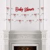 Big Dot of Happiness Batter Up - Baseball - Baby Shower Letter Banner Decoration - 36 Banner Cutouts and Baby Shower Banner Letters - 3 of 4