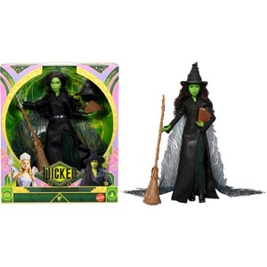 Universal Pictures’ Wicked: For Good Deluxe Elphaba Doll with Movie-Inspired Outfit & 4 Accessories - 1 of 4