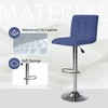COMHOMA Bar Stools Set of 2/4,  Modern PU Leather Swivel Adjustable Counter Bar Stool - 4 of 4