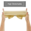 Unique Bargains Chair Sashes Bow Stretch Chair Cover Band with Buckle Slider 13.78"x5.91" Champagne 10 Pcs - 4 of 4