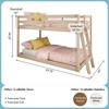 Now Furniture Low Bunk Bed for Kids, Twin over Twin, Engineered Wood - 2 of 4