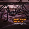 Joyfy 2 Packs 5 Ft Scary Giant Spider Halloween Outdoor Decor, Fake Hairy Black Spider Haunted House Props Creepy Yard Lawn Party Indoor Supplies - 3 of 4