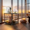 Artloge Modern Extra Large Heavy Duty Dog Crate Tempered Glass Pet Cage with Anti-Rust Aluminum Frame Lockable Casters & Spacious Interior - 4 of 4