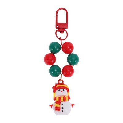 Unique Bargains Christmas Keychain with Lobster Clasp PVC Alloy 1 Pc
