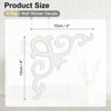 Unique Bargains Self-Adhesive DIY Mirror Wall Decal Stickers 4 Pcs - 2 of 4