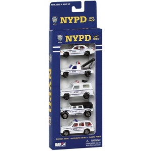 Daron NYPD Vehicle Gift Set, 5-Piece Die-Cast Toy Vehicle Playset, Ages 3 and Up - 1 of 3