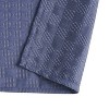 LunaLulinlk Blue Check Fabric Shower Curtain - 2 of 4