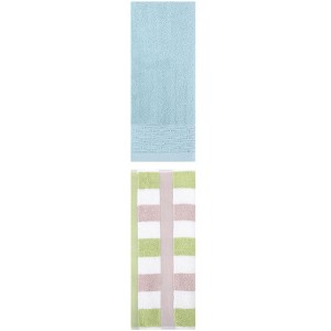 REGALWOVEN Soft Cotton Bathroom Hand Towel Set for Home Decor 14" x 30"/13" x 29" 2 Pcs - 1 of 4