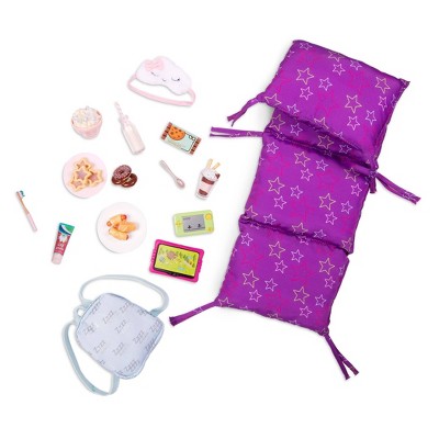 american girl doll sleepover set