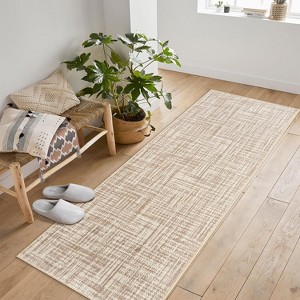 coucheta Machine Washable Area Rug for Living Room, Modern Non-Slip Stain Resistant Low Pile Soft Foldable Accent Carpet, for Bedroom, Dining Room - 1 of 4