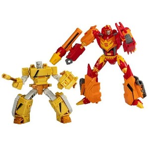 Transformers Generations 40th Anniversary Comic Edition Autobot Flame & Emirate Xaaron Action Figures - 1 of 4