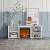 HOMLUX Modern Fireplace TV Stand for TVs up to 65" with 1400W Electric Fireplace - 2 of 4