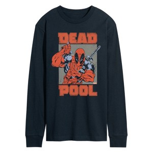 Men's - Marvel - Deadpool Katana Long Sleeve Graphic T-Shirt - 1 of 3