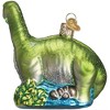 Old World Christmas Glass Blown Ornament For Christmas Tree, Brontosaurus - 4 of 4