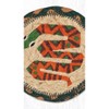 Earth Rugs Southwestern Snake Drink Coaster Rustic Farmhouse 5"x5" - 3 of 3