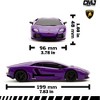 CMJ RC Cars: Lamborghini LP700-4 - Purple - 1:24 Scale, 2.4GHz, LED Headlights - 2 of 4