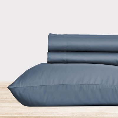 Luxury 500 Thread Count Bed Sheets Set - 100% Cotton Sateen Sheets Set, Soft, Cool & Breathable, Deep Pocket by California Design Den