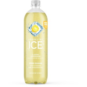 Sparkling Ice Lemonade Sparkling Beverage  - 1L Bottle - 1 of 3