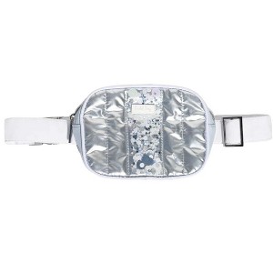Packed Party Belt Bag, Fashionable Designer Fanny Pack For Women, Nylon Bum Bag With Adjustable Strap and Small Pouch, Great For Workouts, Traveling, - 1 of 4