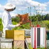 Garvee 4 Frames Manual Honey Extractor, Food Grade Stainless Steel Manual Beekeeping Extraction, Honeycomb Drum Spinner , for Apiarys, Beekeepers - 3 of 4