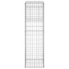 vidaXL Gabion Basket Post 15.7"x15.7"x55.1" Iron - 4 of 4