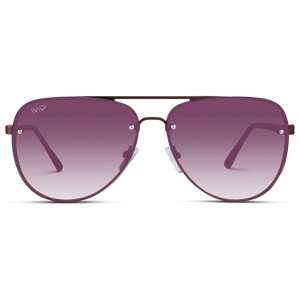 WMP Eyewear Flat Gradient Lens Oversized Aviator Sunglasses - 1 of 4
