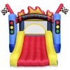 Cloud 9 Race Car Track Bounce House with Blower - Inflatable Bouncer with Slide and Large Jumping Area - image 3 of 4