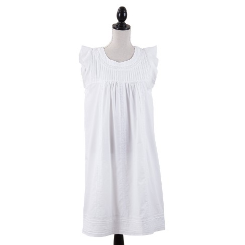 Saro Lifestyle Soft Embroidered Nightgown : Target