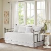 SEVOBAL Daybed Cover Set Quilted Cover Daybeds Pre-Washed Cotton Filled Coastal Bedding Scallop Edge Shams Bedskirt Pillow - 2 of 4