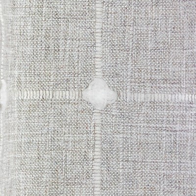 Neutral Windowpane Texture Fabric Shower Curtain 72" x 70"
