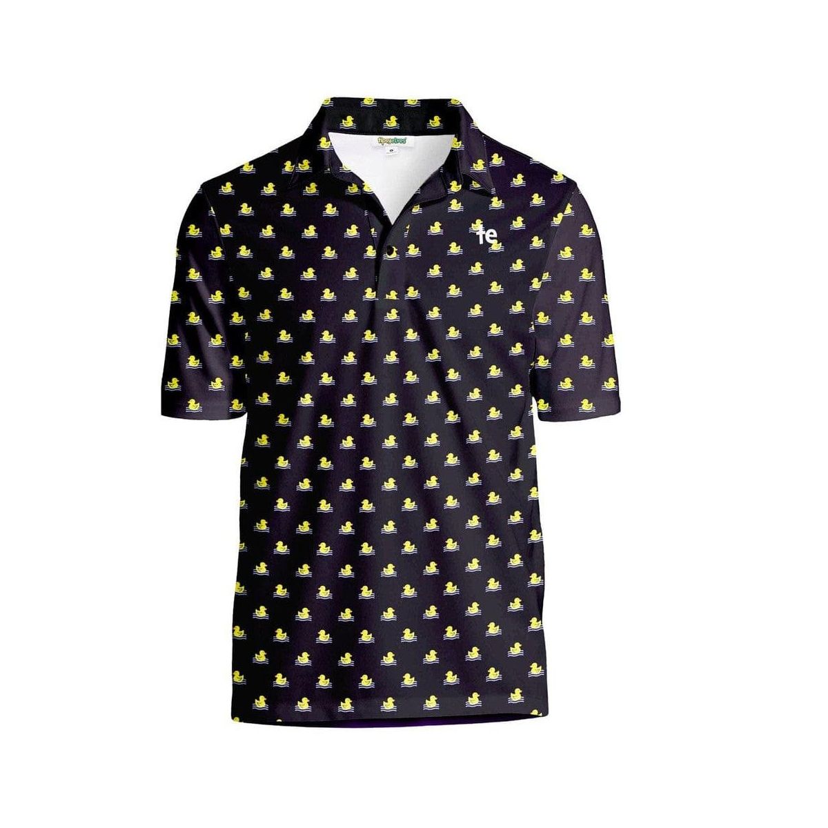 Tipsy Elves Golf Shirts for Men - Performance Athletic Fit Men's Golf Polo Shirts w/ Moisture Wicking Stretch Fabric - thumbnail 4