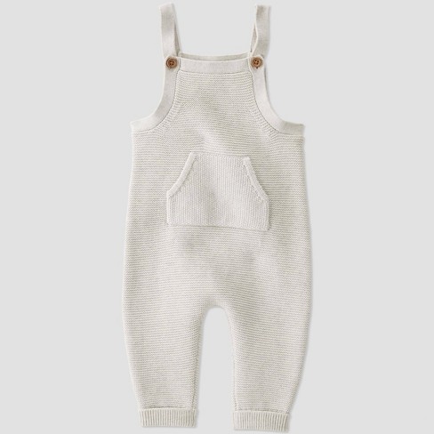 Little Planet By Carter's Organic Baby Overalls - Gray Newborn