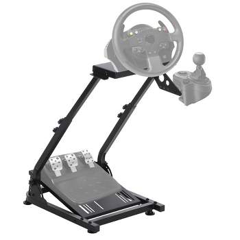 Racing Wheel Stand, Steering Wheel Stand Compatible with Logitech G920 G29 G27 G25 Gaming Cockpit Height Adjustable