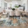 Modern Abstract Rea Rugs for Living Room, Large Washable Bedroom Rug - 4 of 4