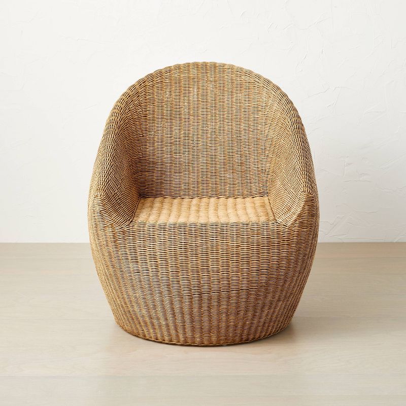 Estero Wicker Accent Chair Natural Brown - Opalhouse&#8482; designed with Jungalow&#8482;, 4 of 7
