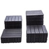 Cesicia 76-Pack 11.42"x11.42" Interlocking Deck Tiles, 3D Wood Grain Plastic Flooring for Outdoor, Patio Tiles, All-Weather Use - 4 of 4