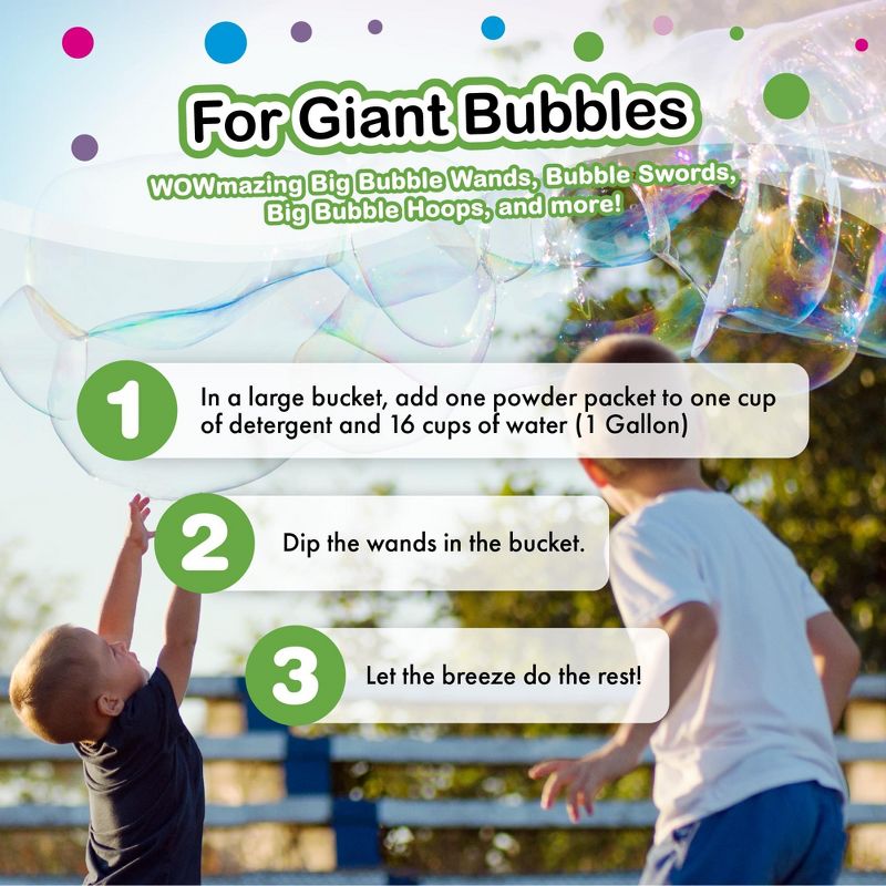 South Beach Bubbles WOWmazing Giant Bubble Powder Refill, 4 of 6