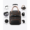 LUGGEX Underseat Carry On Luggage with Wheels , Soft Side Suitcase, Black 16 Inch - 4 of 4