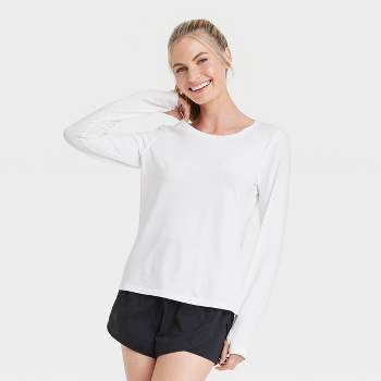 Women's Essential Crewneck Long Sleeve T-Shirt - All In Motion™