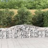 vidaXL Gabion Basket Silver Galvanized Iron - 157.5" x 11.8" x 23.6"/31.5" - 1 - 2 of 4
