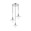 Elegant Lighting Etude 1-Light Satin Gold Pendant with Dome Shade - 3 of 4