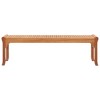 vidaXL 3-Seater Patio Bench 59.1 in. Solid Wood Eucalyptus - 2 of 4