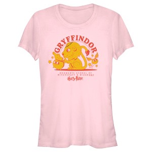 Juniors Womens Harry Potter Cute Gryffindor Lion T-Shirt - 1 of 4